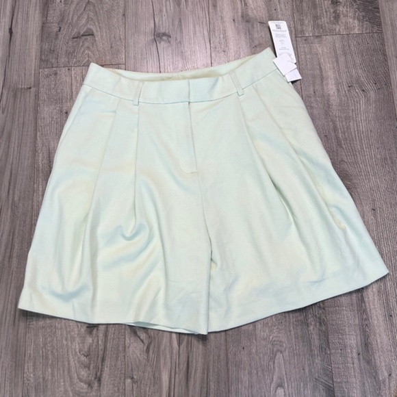 Samsøe & Samsøe NWT Samsoe Samsoe Fally Shorts Fog Green MSRP $143 - Picture 2 of 14